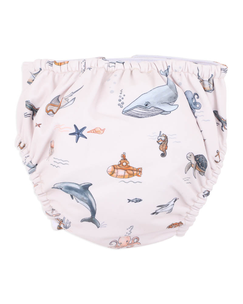 Mini Haha Harvey Aqua Nappy