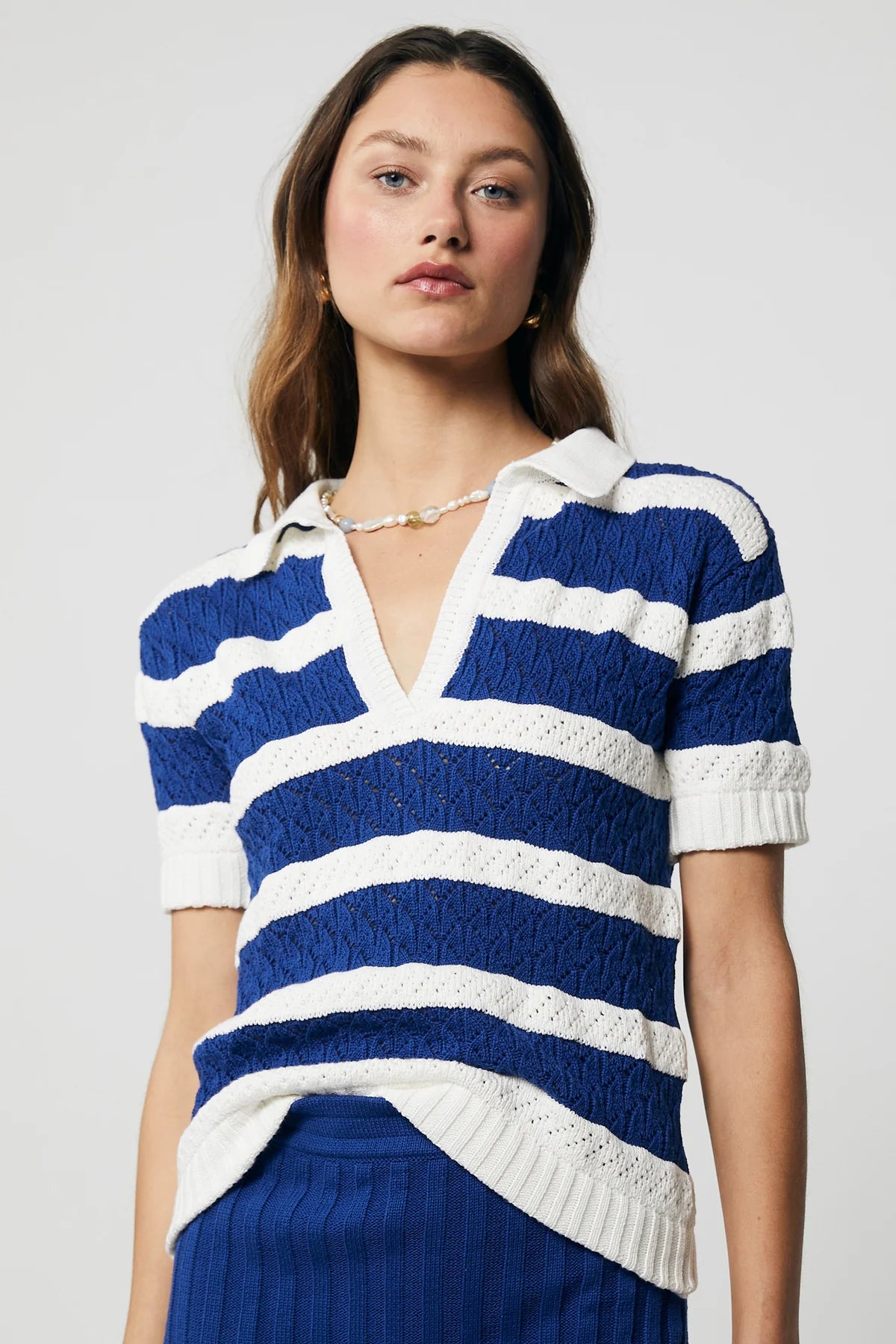 Rue Stiic Venus Polo Shirt - Matisse Blue