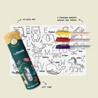 Hey Doodle - Into The Wild Mini Colouring & Doodle Mat