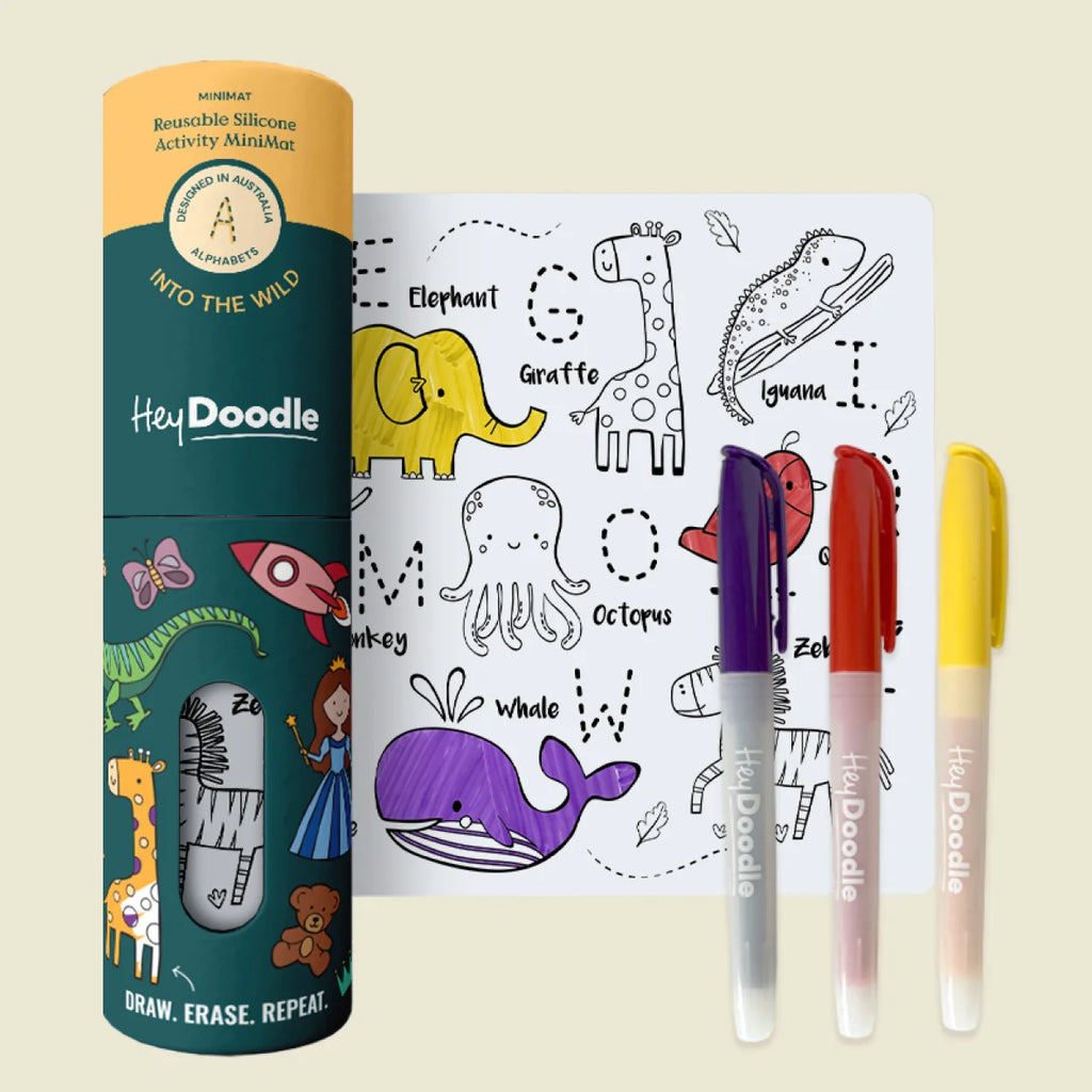 Hey Doodle - Into The Wild Mini Colouring & Doodle Mat
