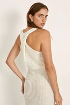 Mon Renn Wanderer Knit Dress Pearl