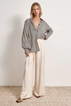 Mon Renn Moonlight Shirt Geo Print