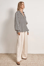 Mon Renn Moonlight Shirt Geo Print