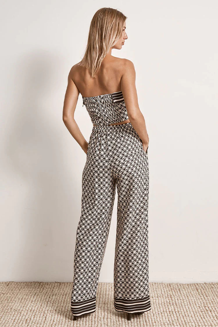 Mon Renn Moonlight Pant Geo Print