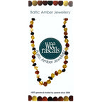 Wee Rascals - Amber Beads Child & Infant Necklace - Assorted