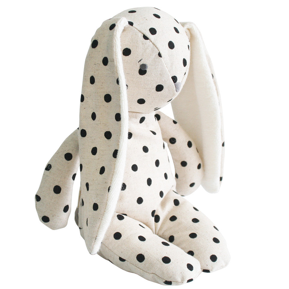 Alimrose Floppy Bunny Linen Black Spot