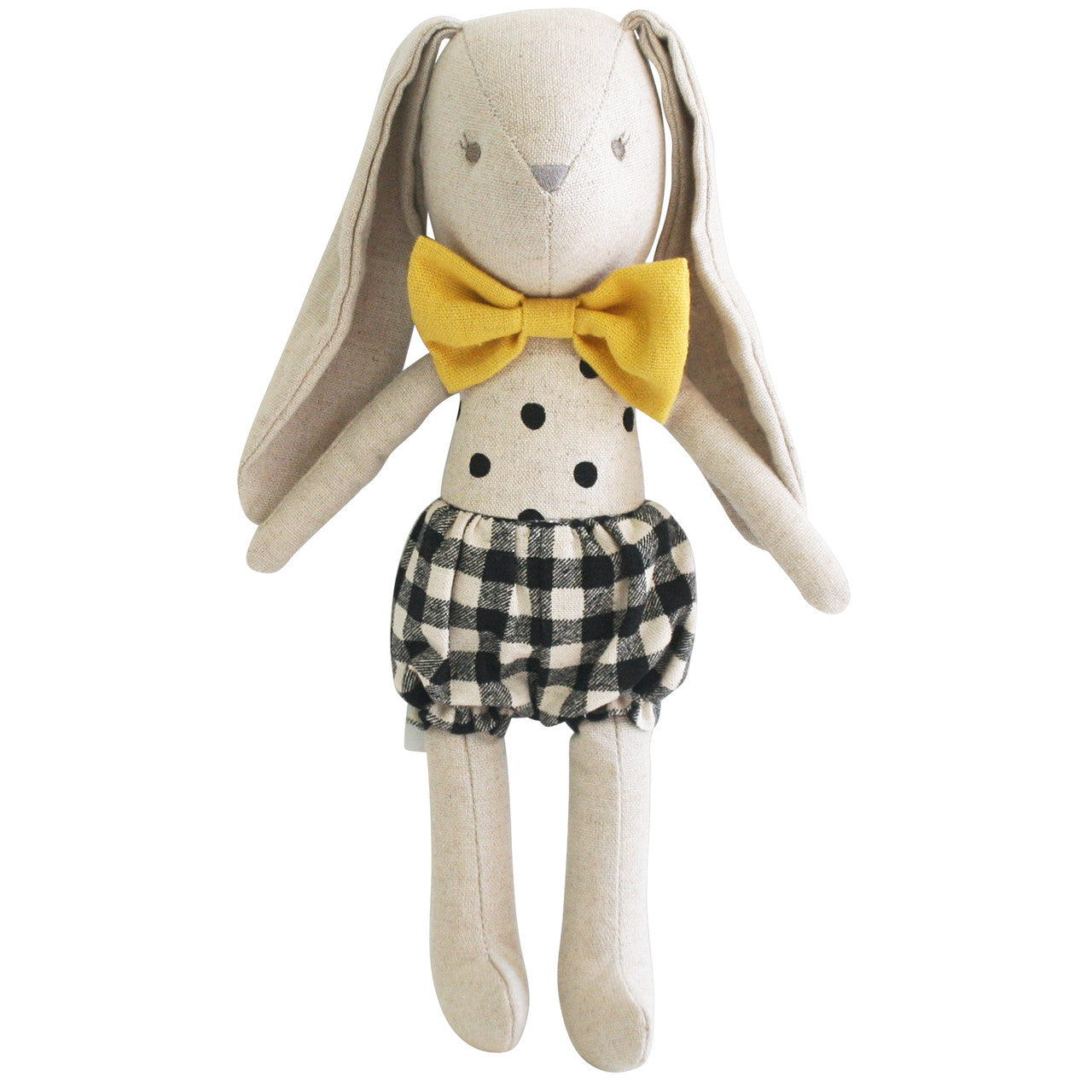 Alimrose Baby Boy Bunny - Black Check