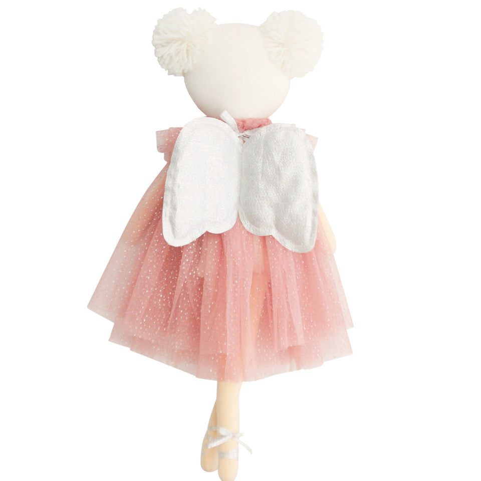 Alimrose Ava Angel Doll Blush Silver
