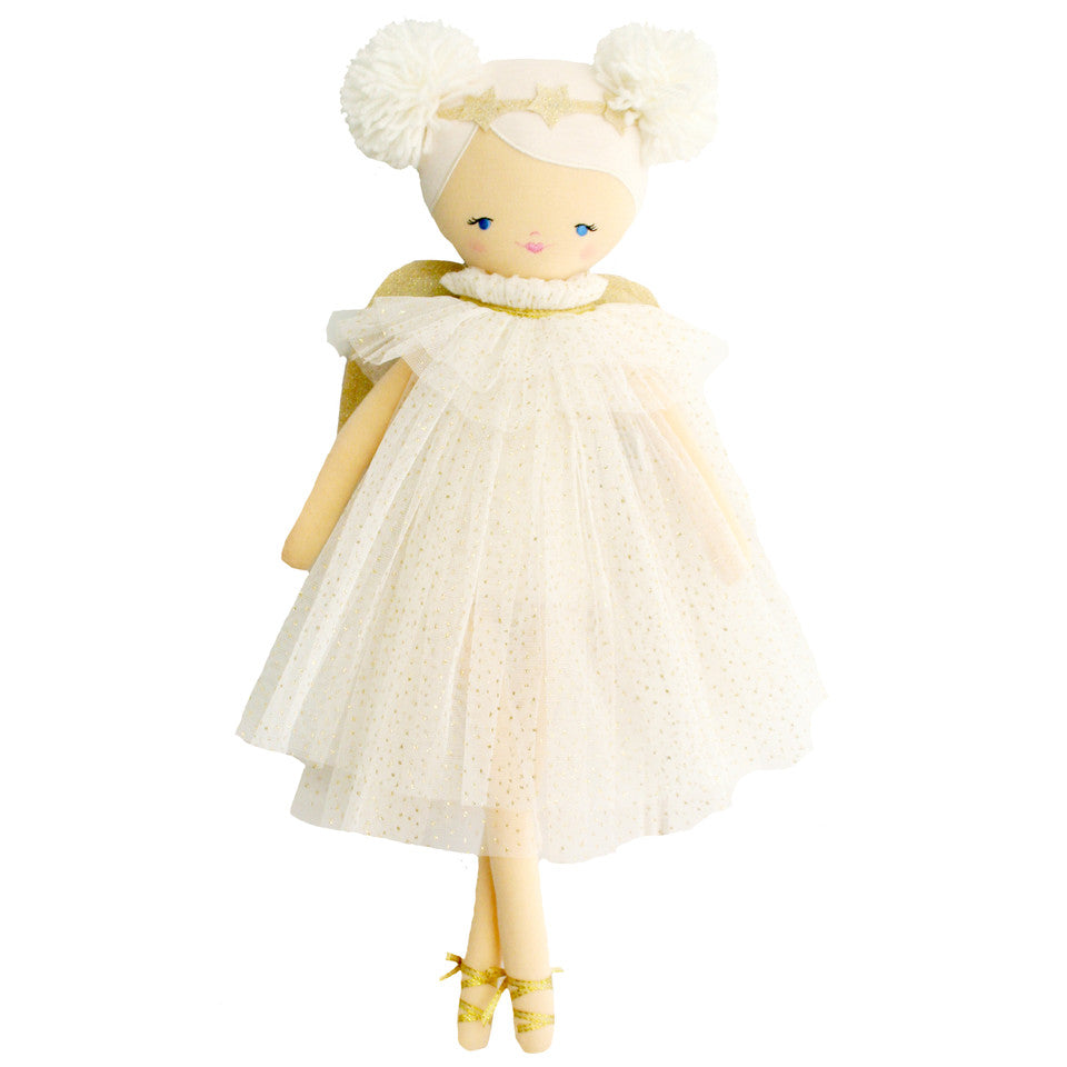 Alimrose Ava Angel Doll Ivory Gold