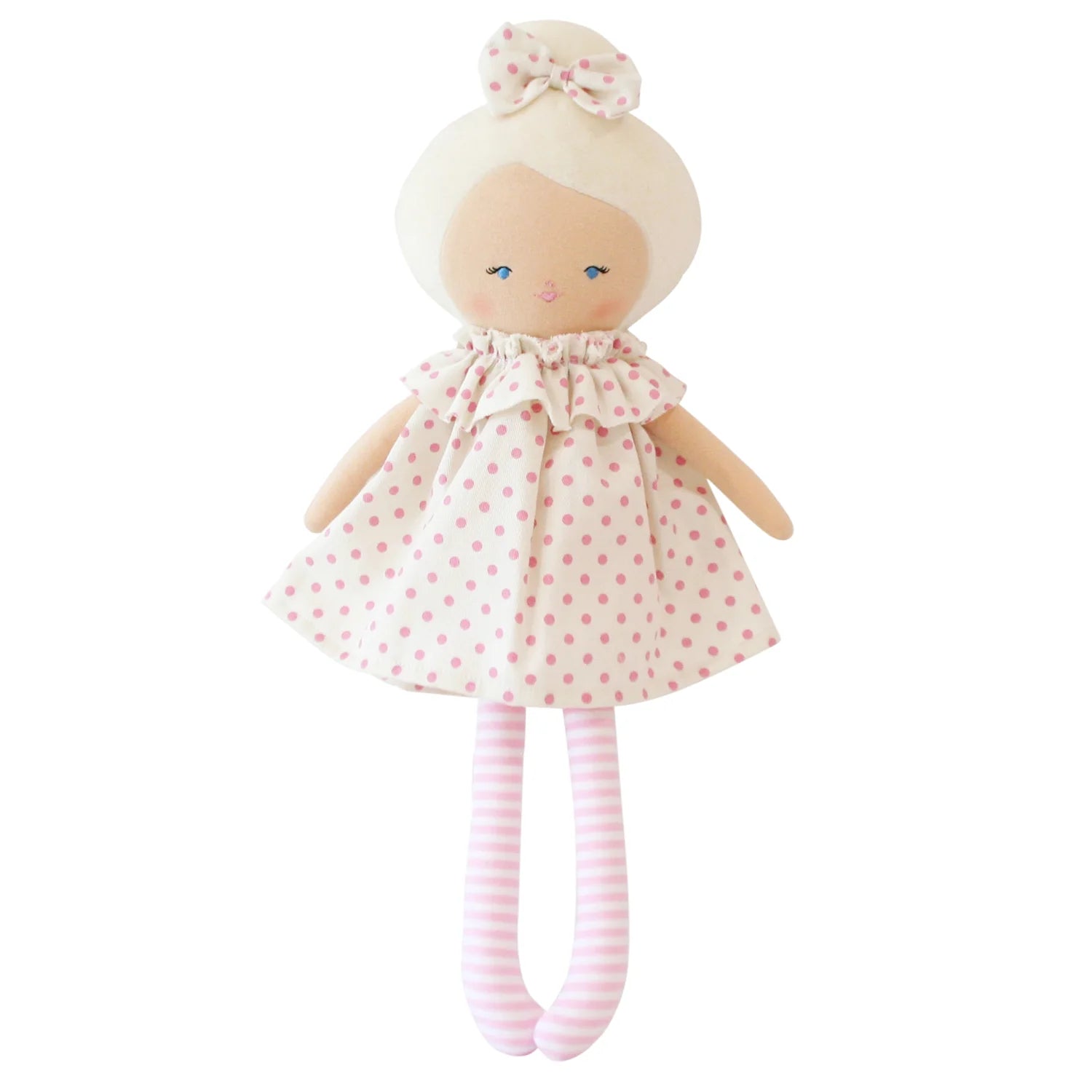 Alimrose  Harper Doll 43cm Berry Polka
