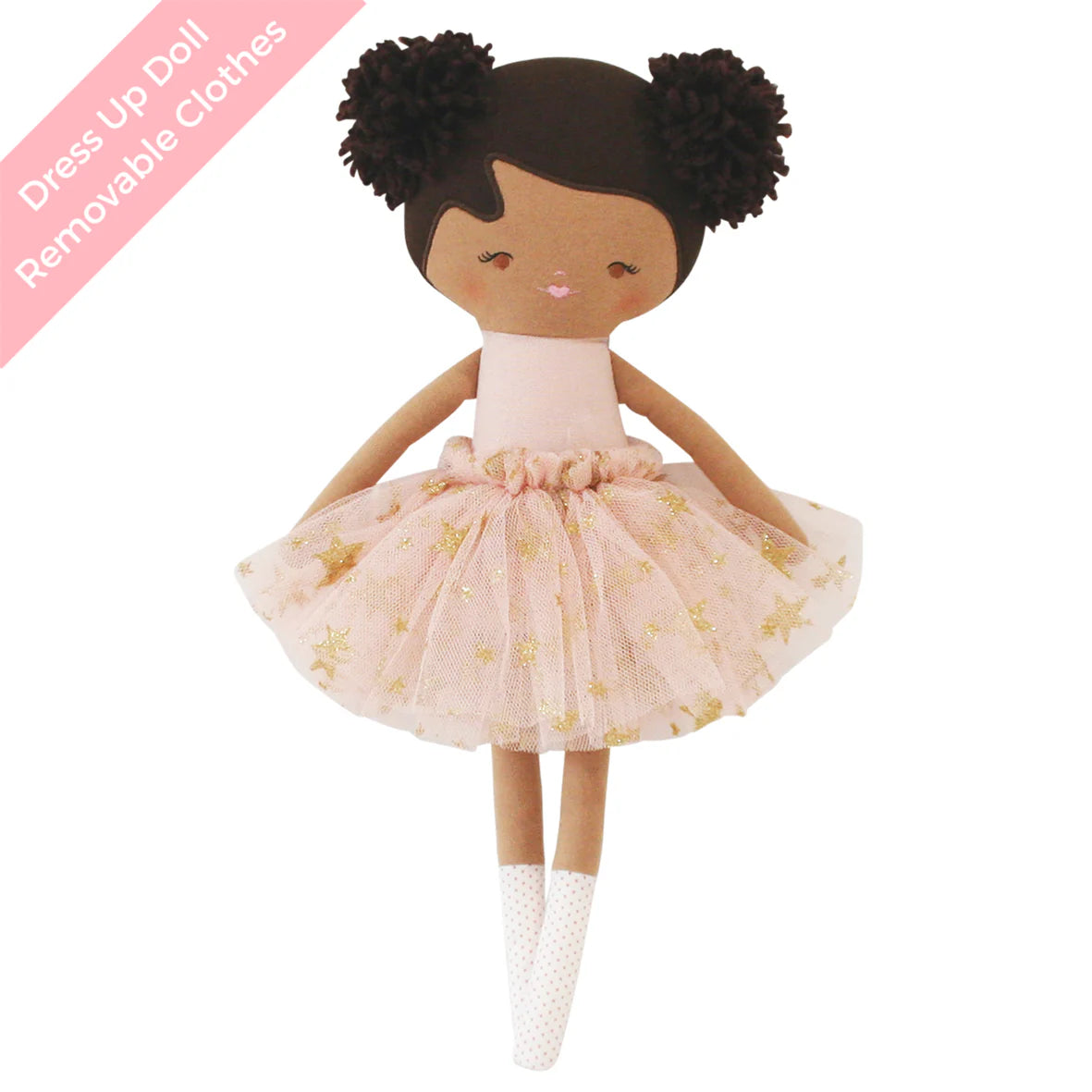 Alimrose  Madison Ballet Doll Pink Gold Star