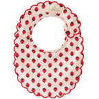 Alimrose - Scallop Bib Strawberries