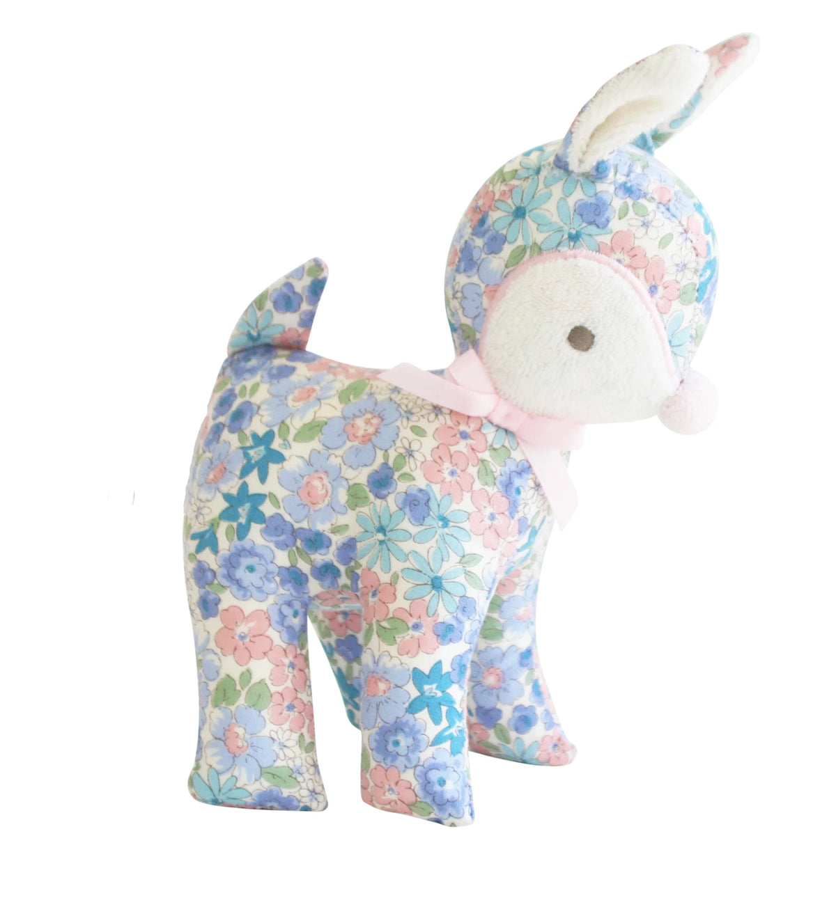 Alimrose Baby Deer Rattle - Lily Blue