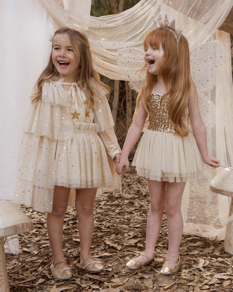 Noralee  Tulle Cape | Champagne Stars
