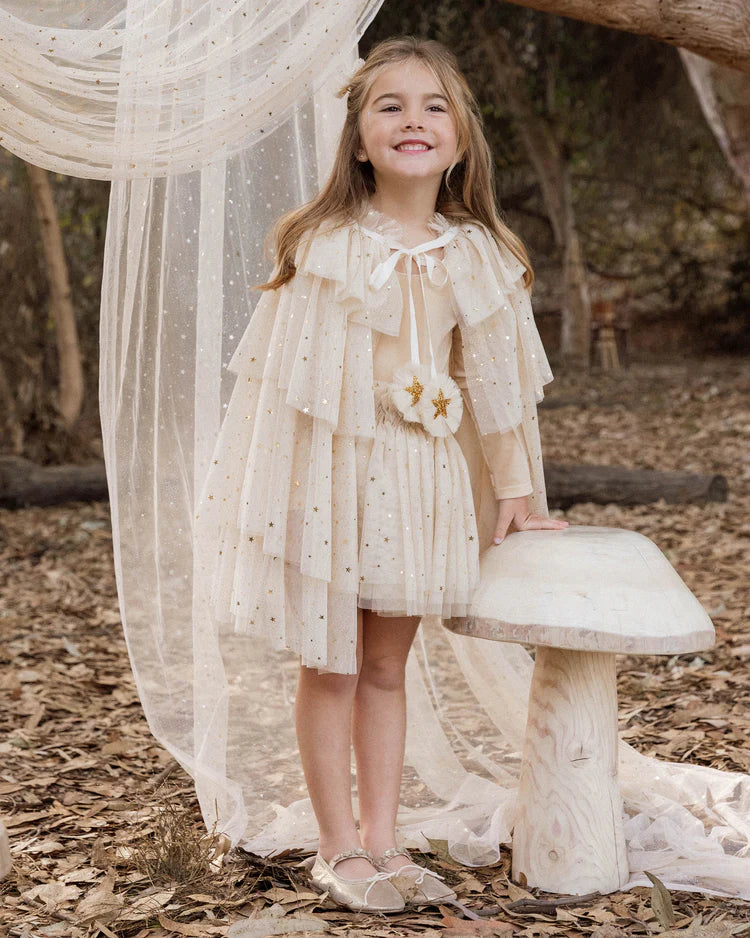 Noralee  Tulle Cape | Champagne Stars