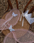 Noralee  Crown & Wand | Silver Sequin