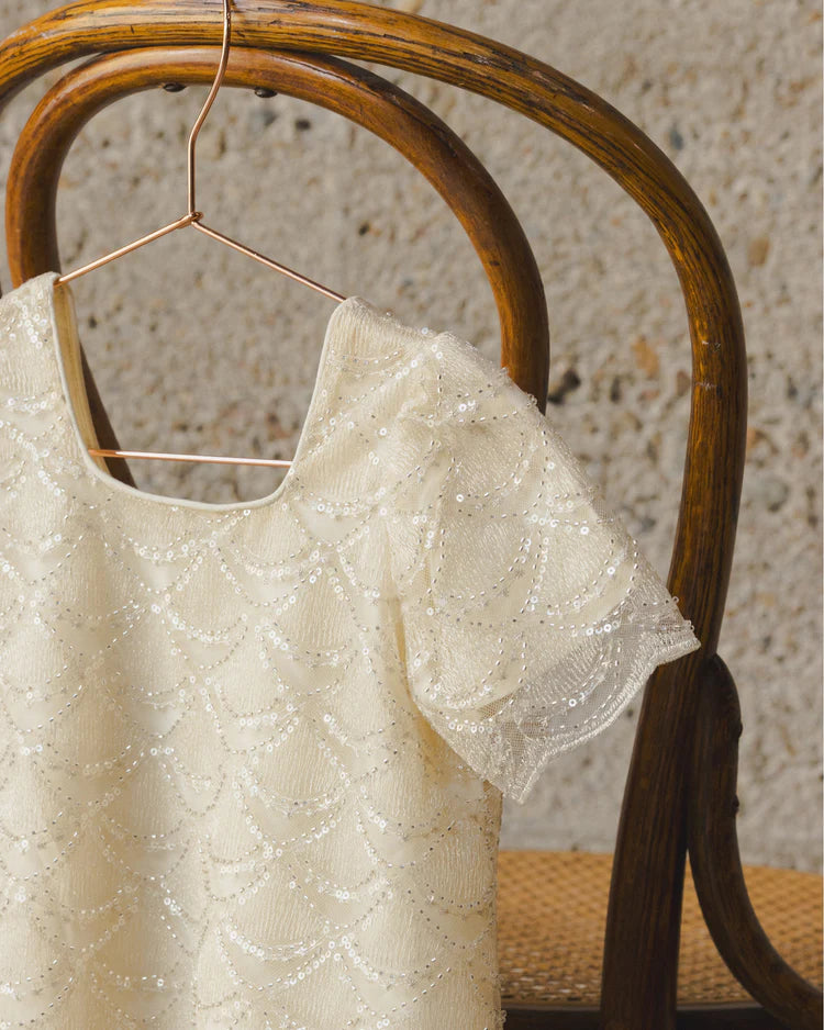 Noralee  Daisy Dress | Silver Metallic