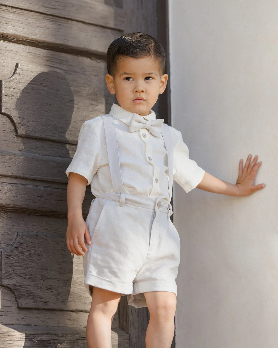 Noralee Suspender short | Powder Blue