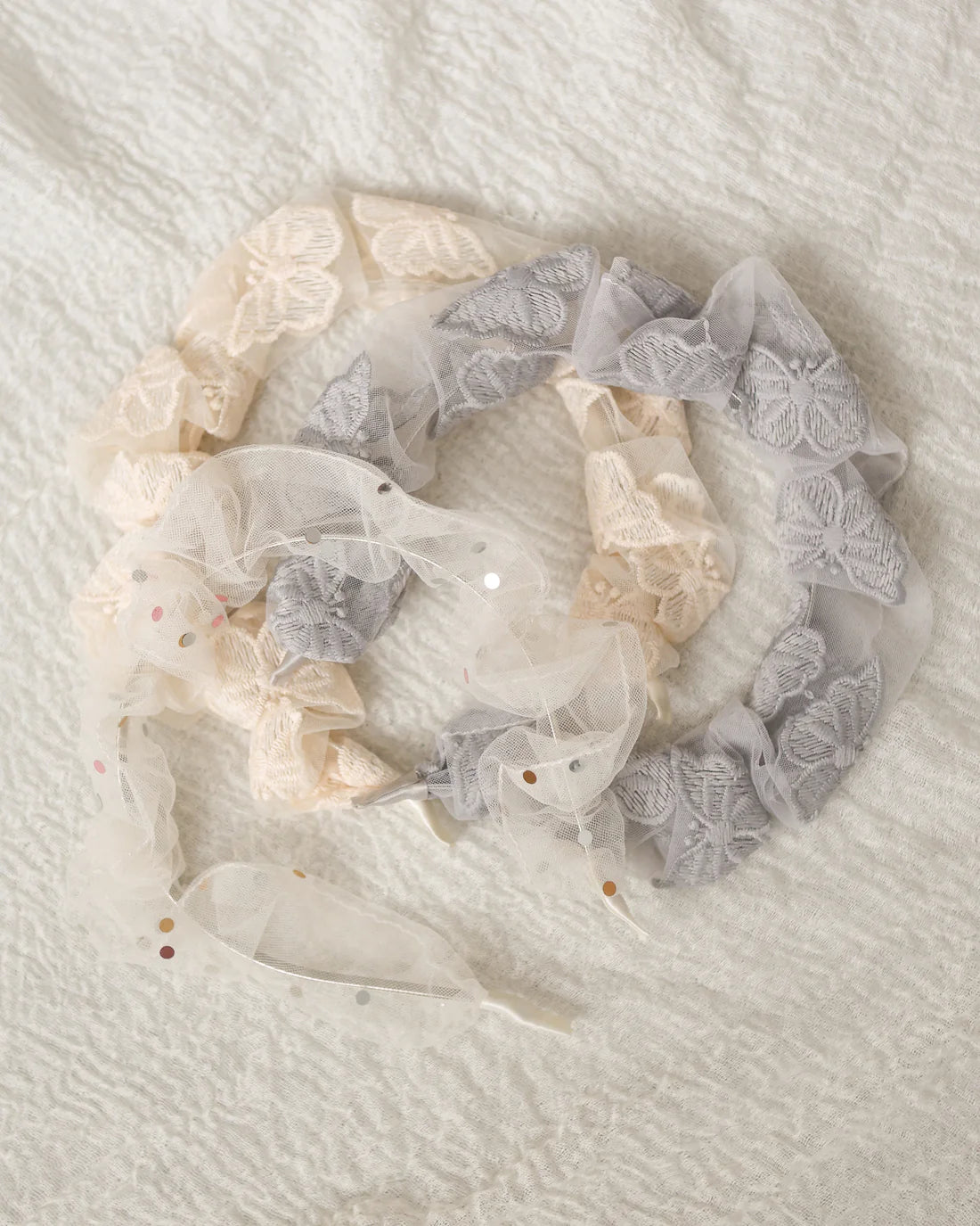 Noralee Gathered Headband || Confetti
