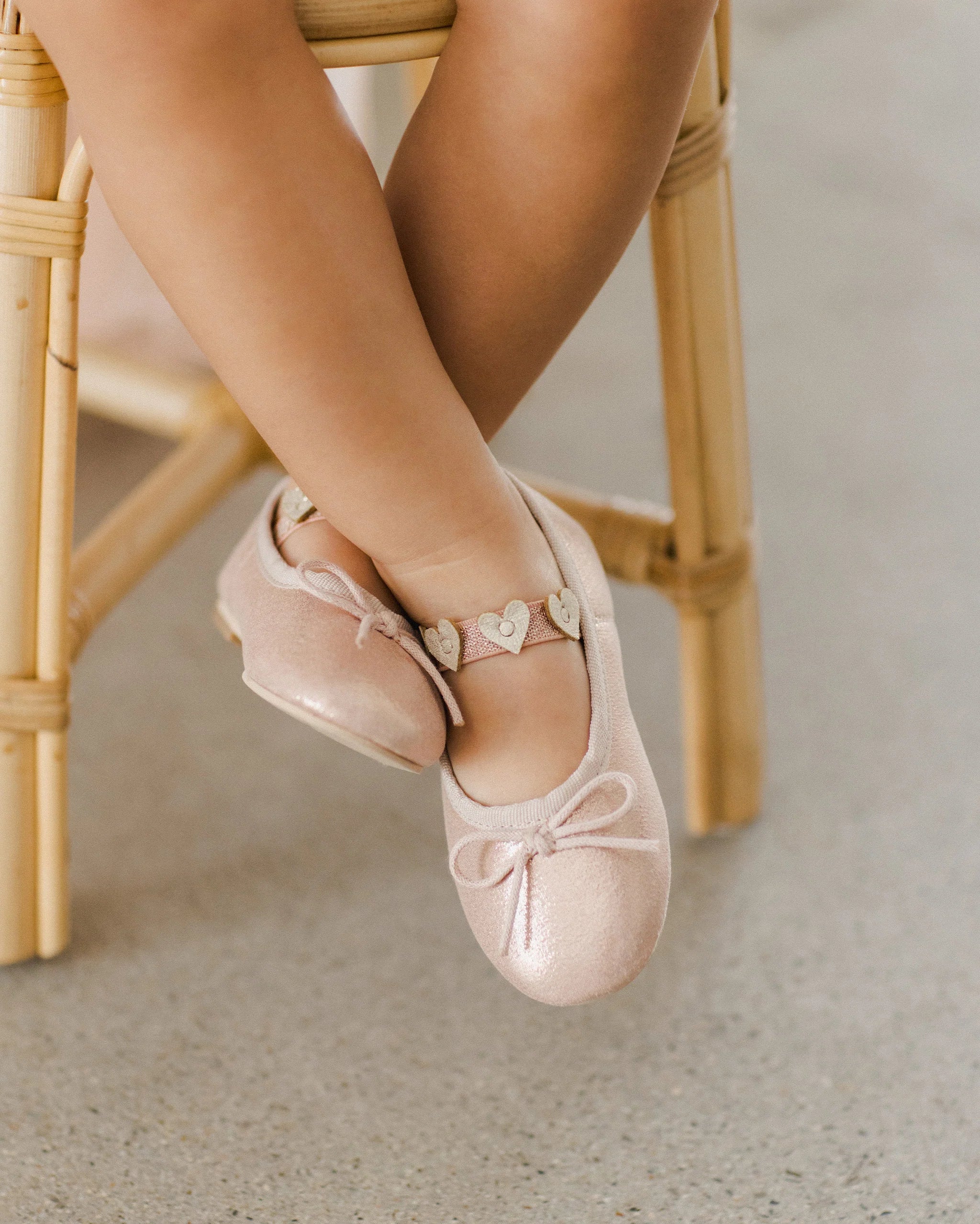 Noralee Ballet Flats || Bubblegum Shimmer