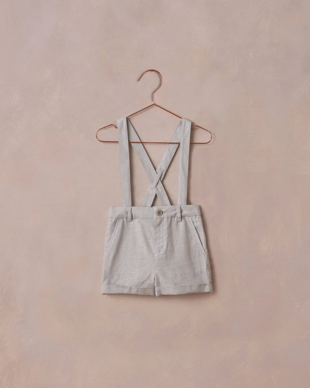 Noralee Suspender short | Powder Blue