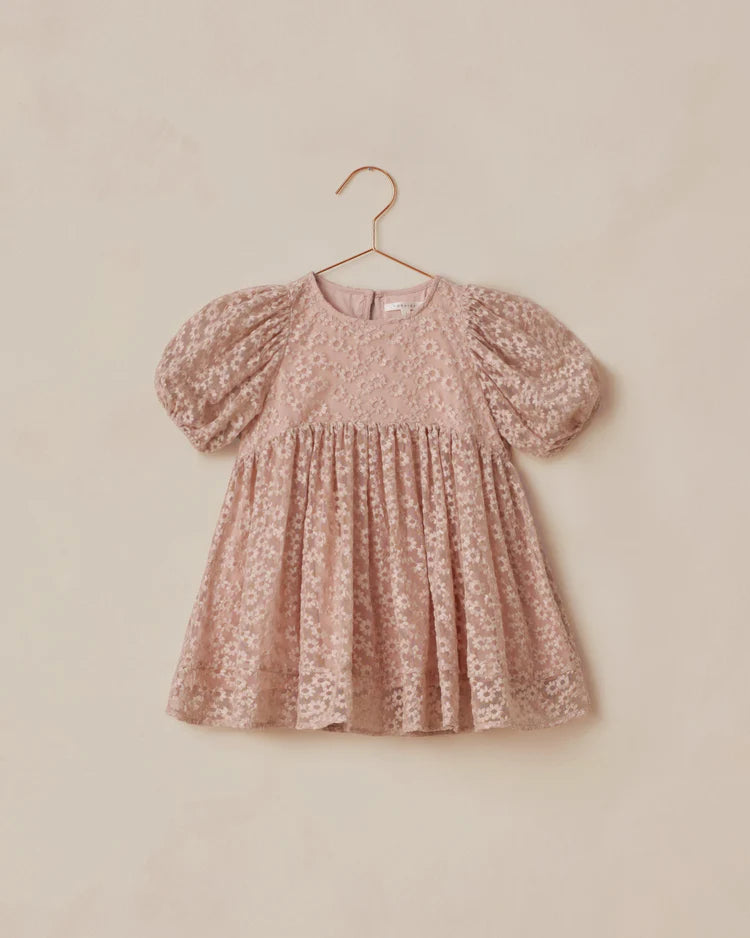 Noralee  Luna Dress | Rose Embroidered Daisy