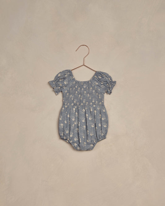 Noralee Cosette Romper || Blue Ditsy