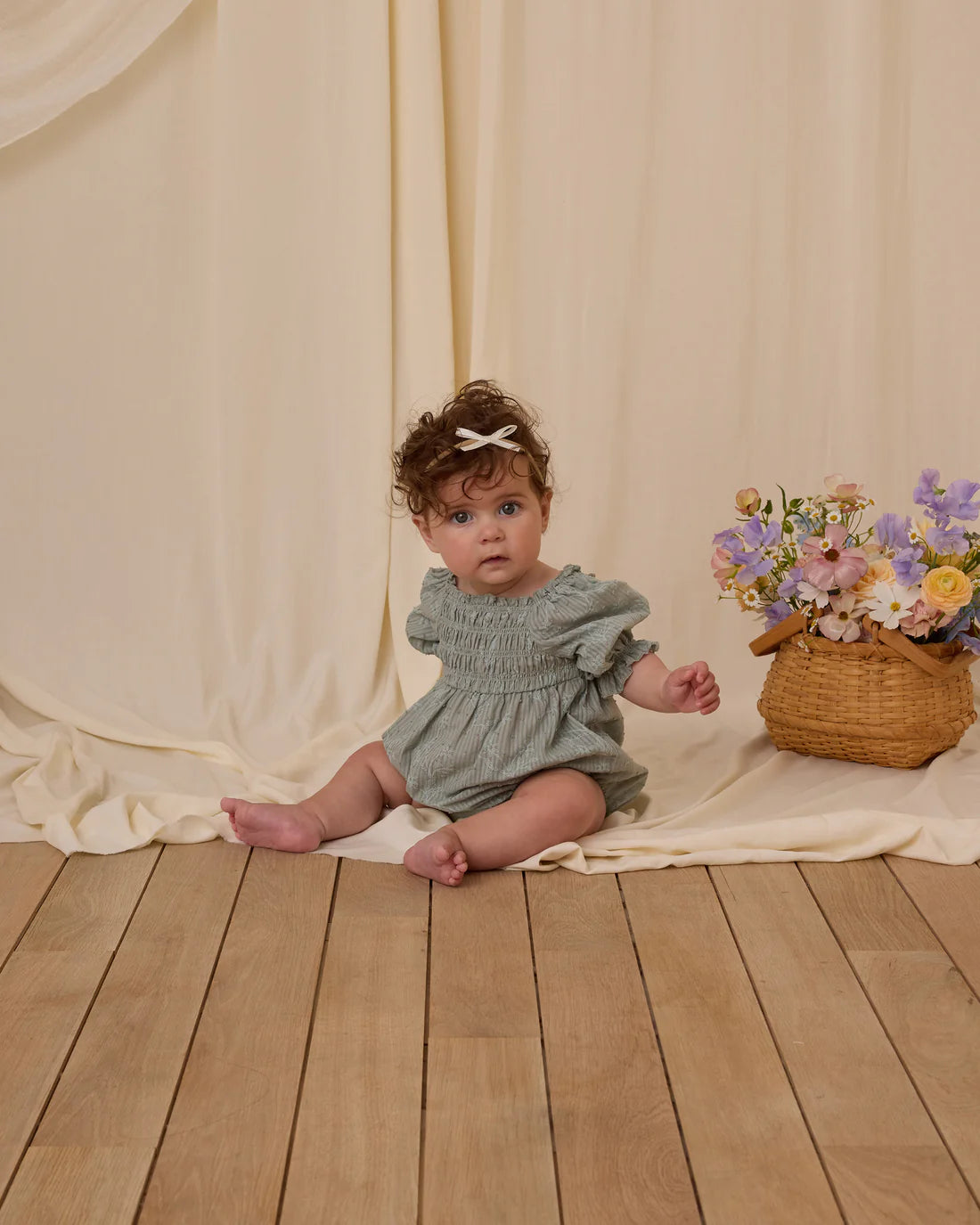 Noralee Baby Bow Headbands || Lavender, Sage, Ivory