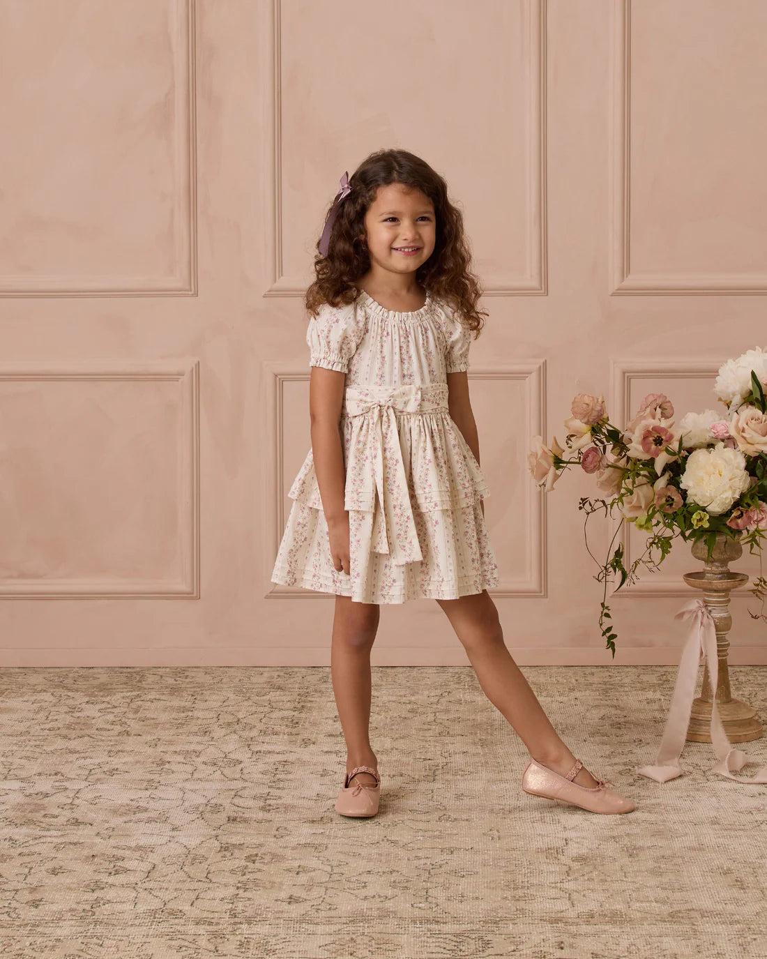 Noralee Annette Dress | Floral Stripe