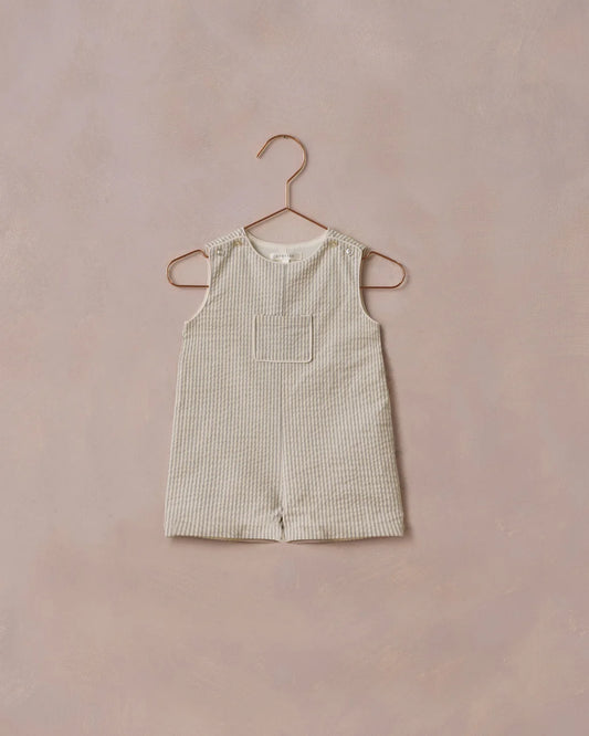 Noralee Georgie Romper | Sage Stripe