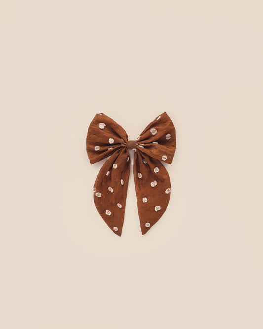 Noralee Oversized Bow || Copper