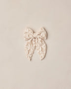 Noralee  Everly Bow | Embroidered Daisy