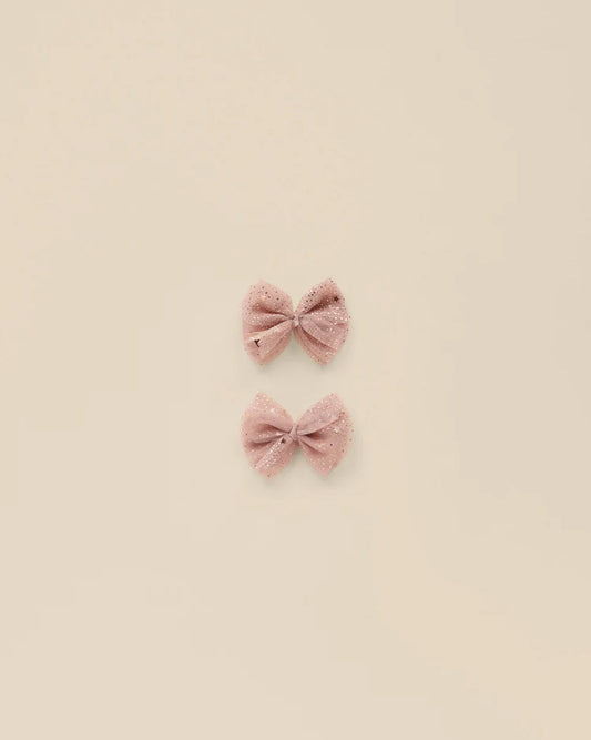 Noralee Flutter Tulle Clips II Rose Stars