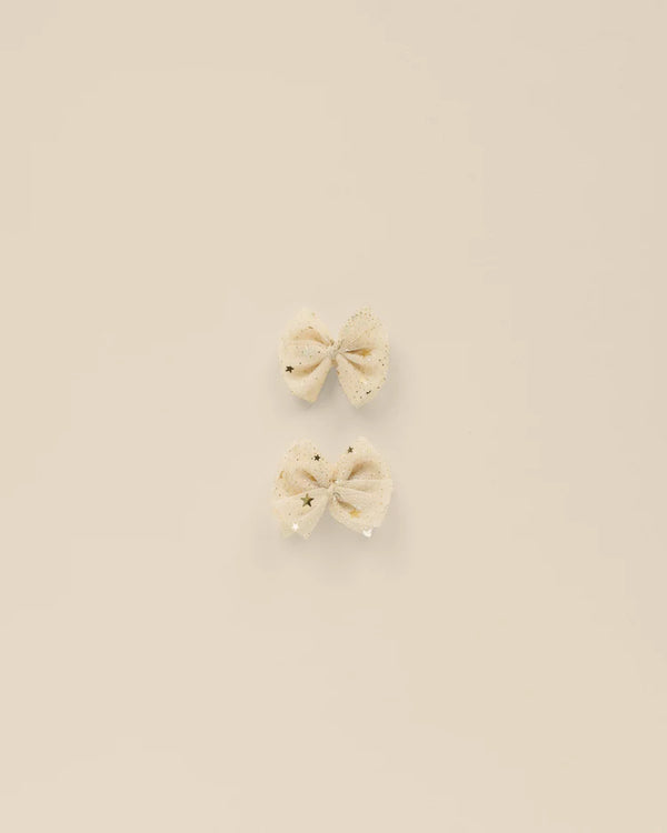 Noralee Flutter Tulle Clips II Champagne Stars