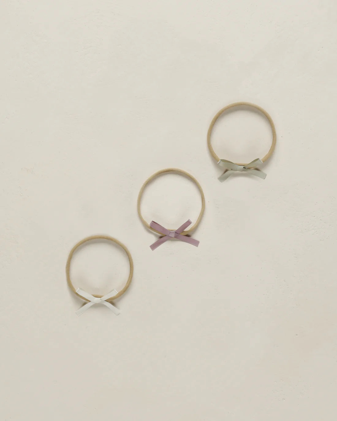 Noralee Baby Bow Headbands || Lavender, Sage, Ivory