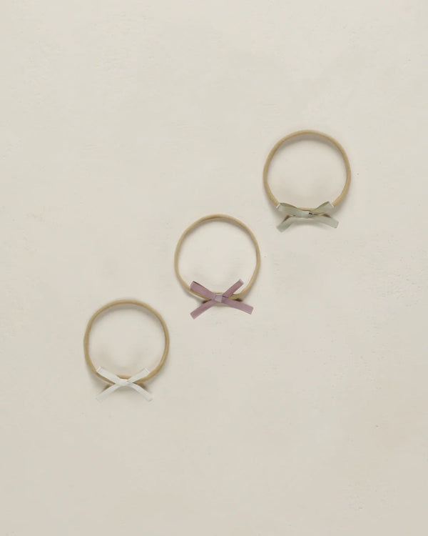 Noralee Baby Bow Headbands || Lavender, Sage, Ivory