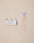 Noralee  Crown & Wand | Silver Sequin