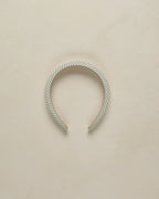 Noralee Padded Headband || Sage Stripe