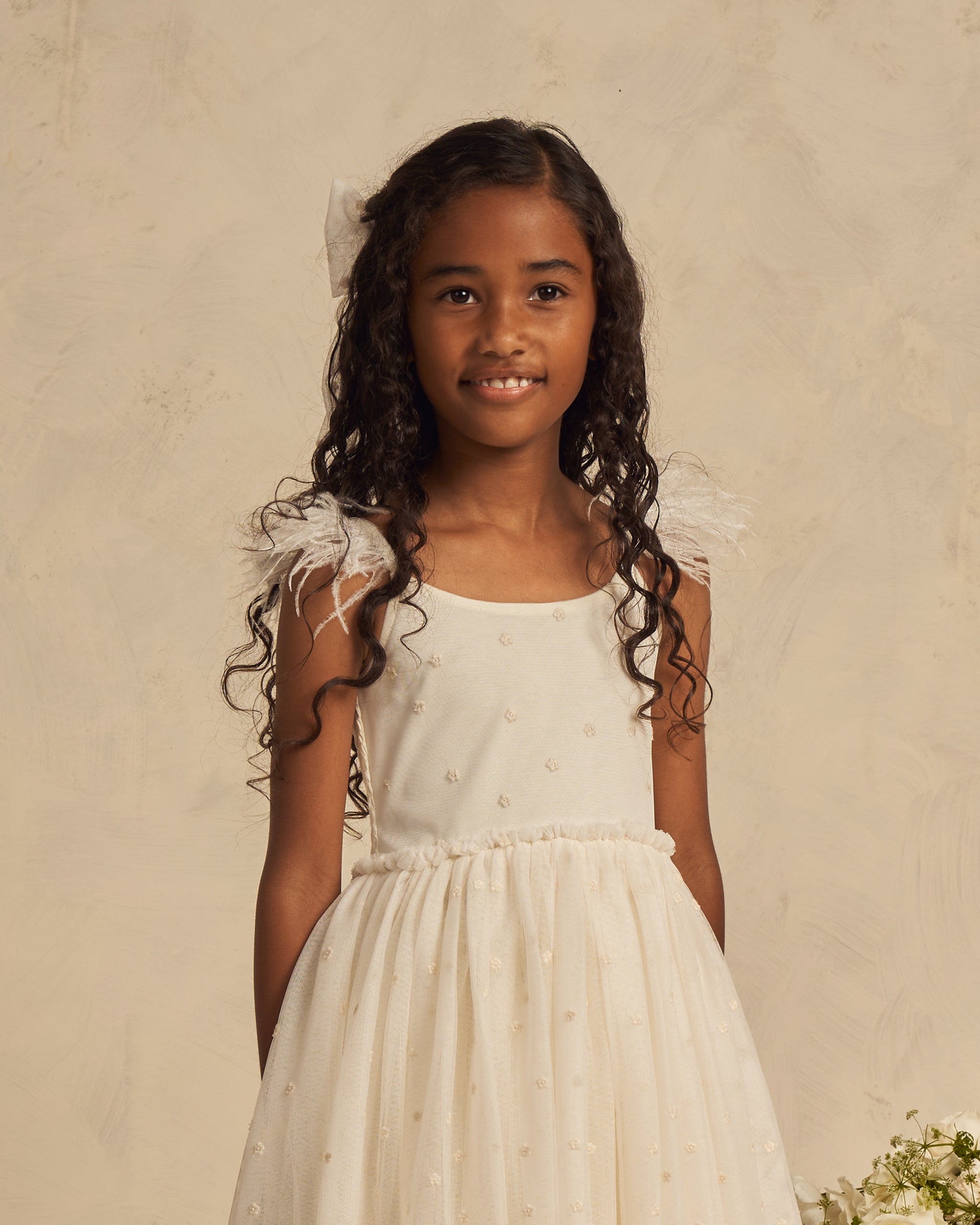 Noralee Poppy Dress || Ivory