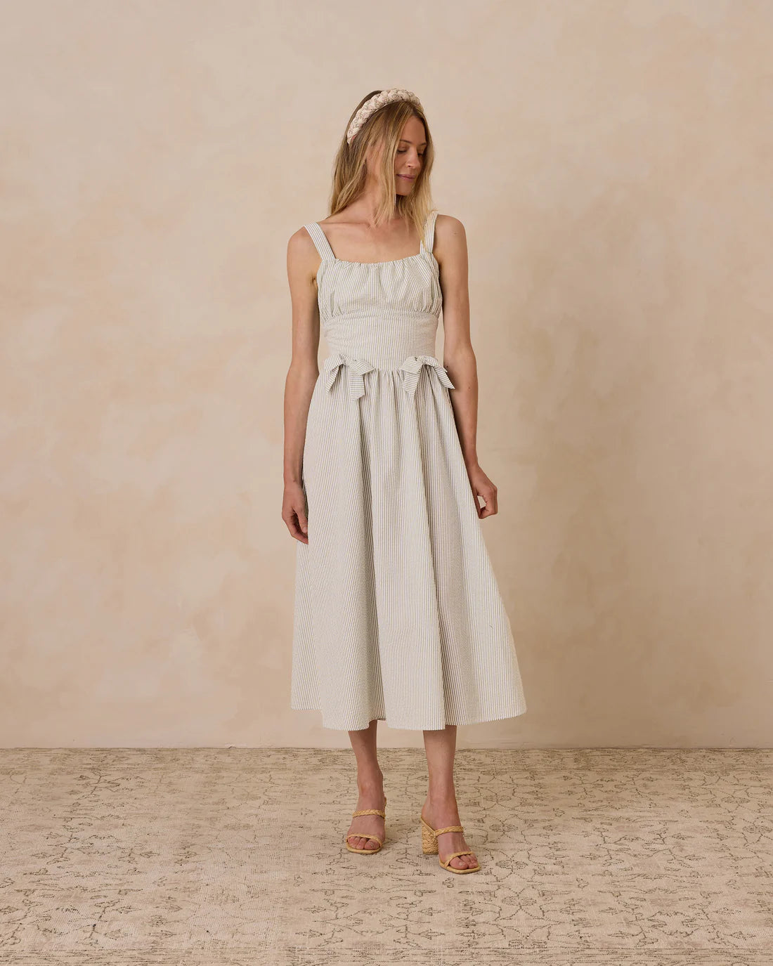 Noralee Betsy Women's Dress || Sage Stripe