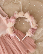 Noralee  Pom Pom Crown + Wand | Pink Ombre