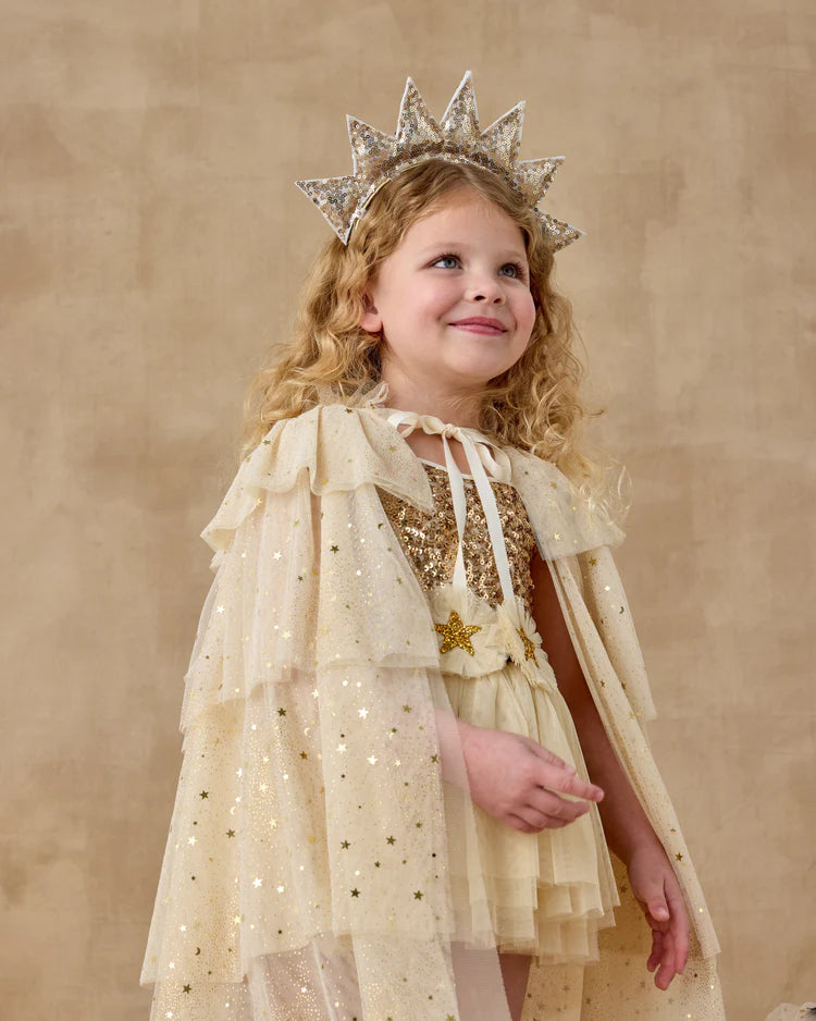 Noralee  Tulle Cape | Champagne Stars