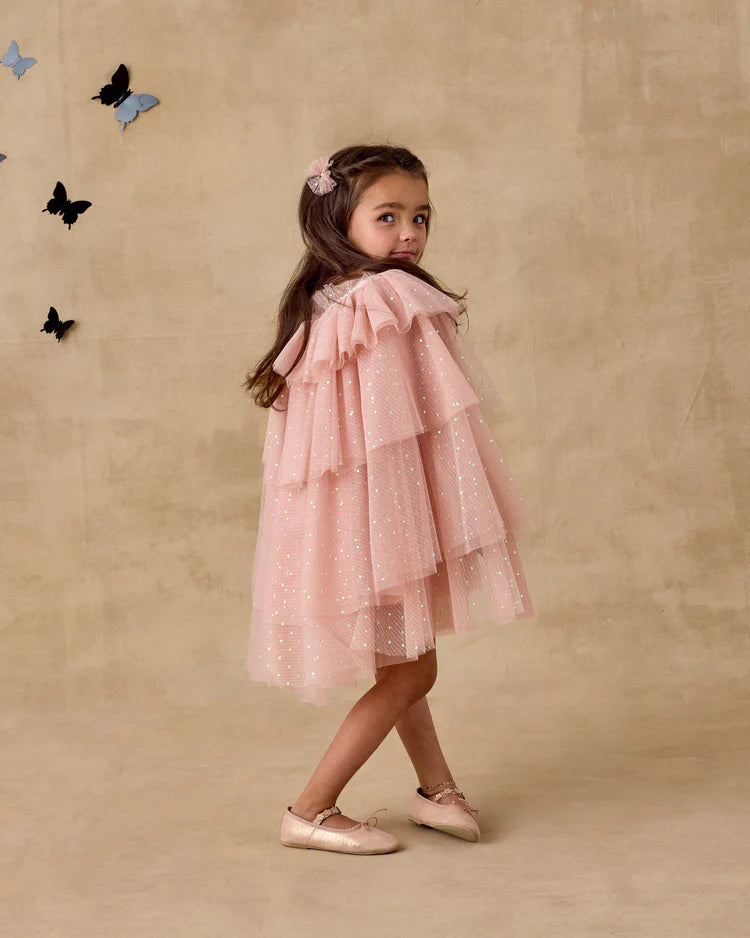 Noralee  Tulle Cape | Rose