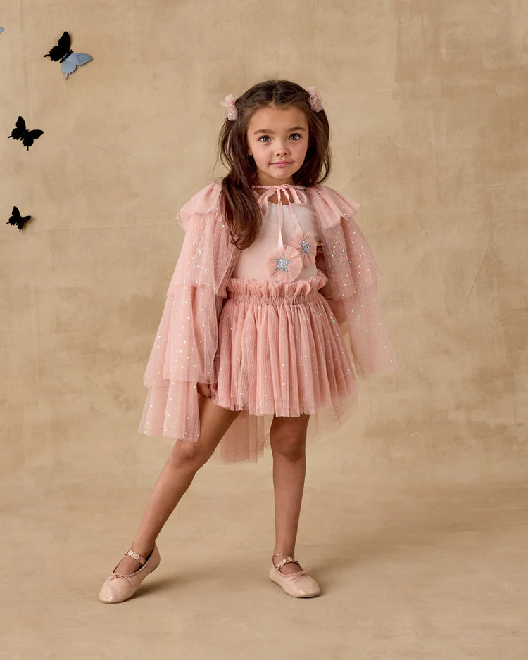 Noralee  Tulle Cape | Rose