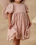 Noralee  Luna Dress | Rose Embroidered Daisy