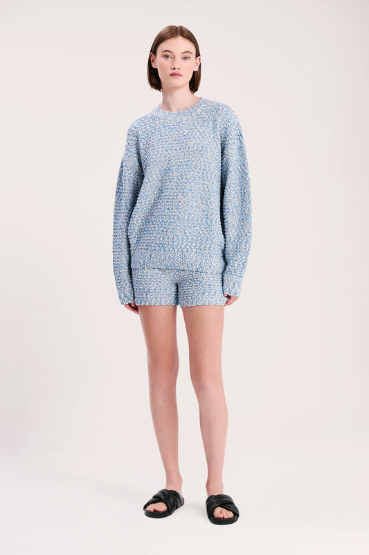 Nude Lucy- RIA KNIT SHORT- Sodalite