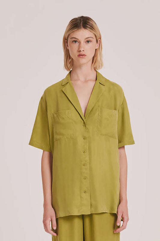 Nude Lucy - LUCIA CUPRO SHIRT Pickle