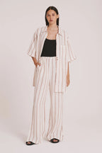 Nude Lucy Aisha Linen Amber Stripe Pant