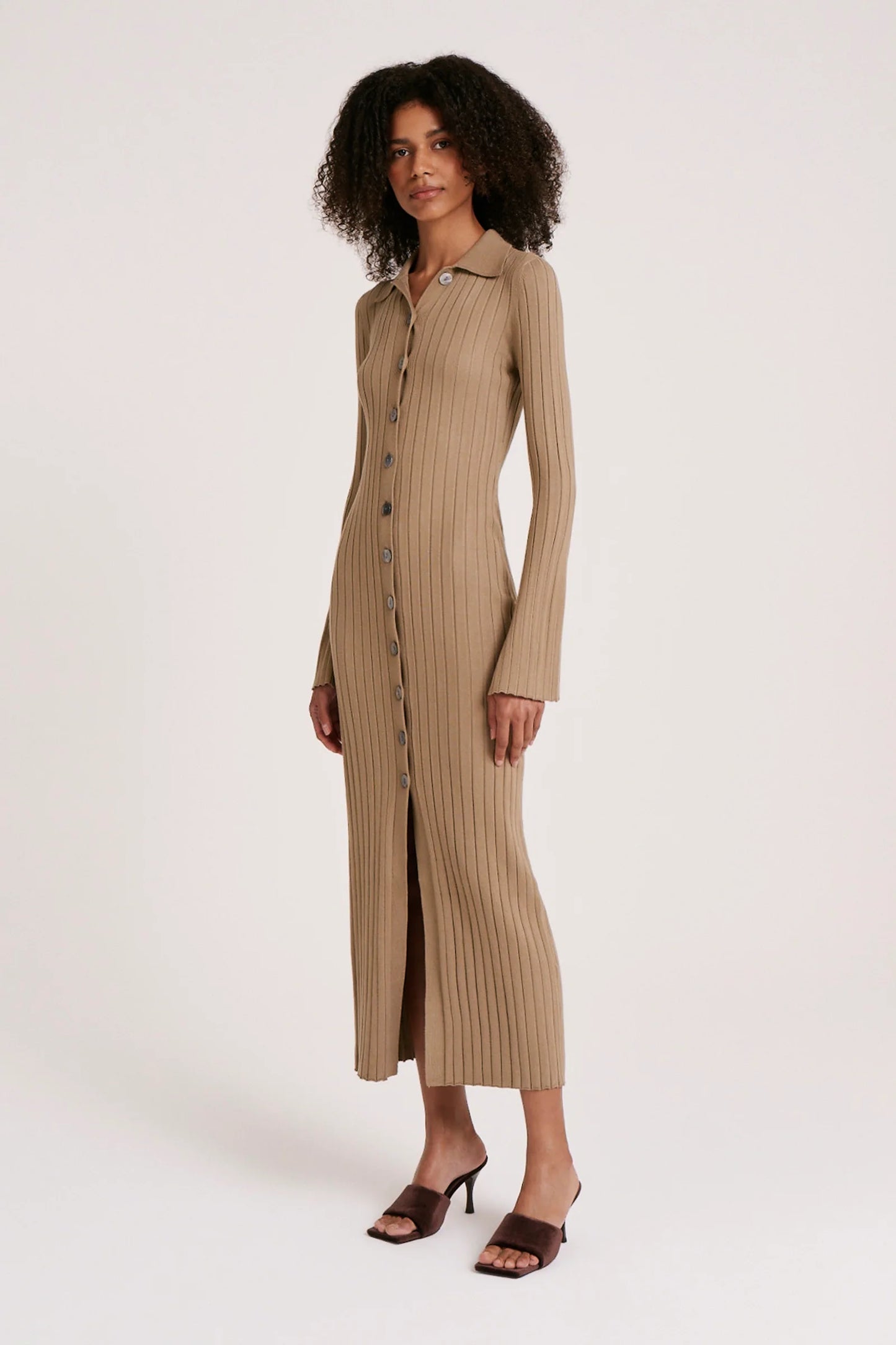 Nude Lucy Noemi Knit Dress Fog