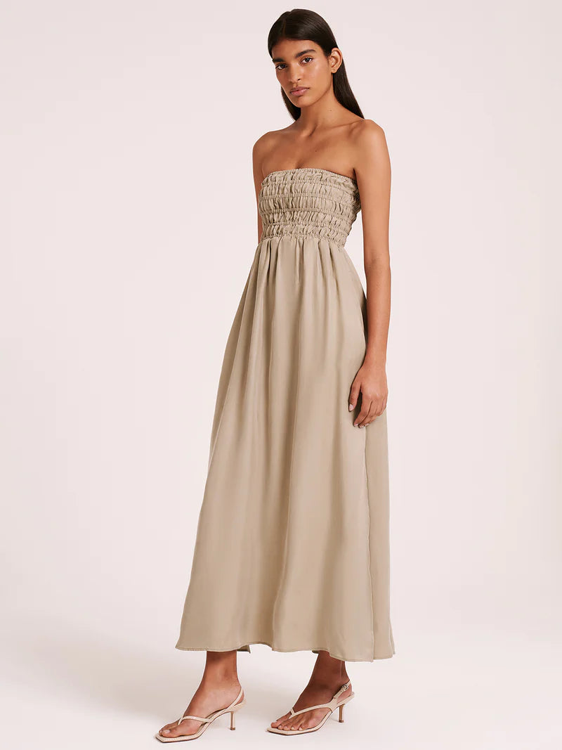 Nude Lucy Zuri Cupro Maxi Dress